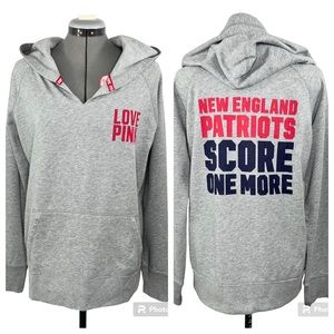 PINK Victoria’s Secret New England Patriots Score One More V-Neck Hoodie